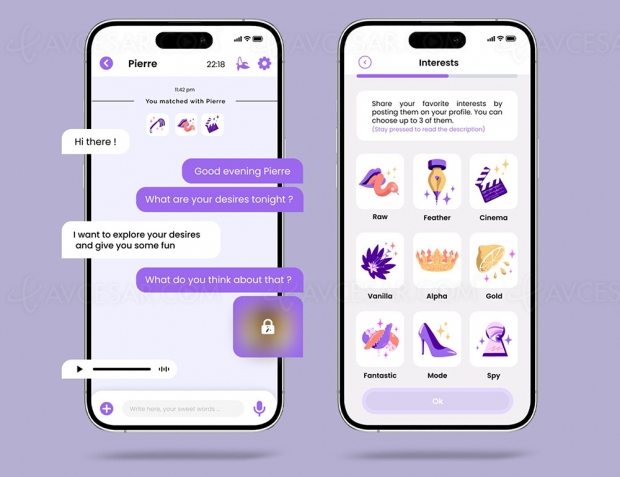 Adieu aubergines et autres bananes, découvrez Blyynd, une app sécurisée pour les sextos
