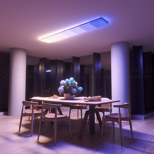 Nanoleaf Skylight, plafonnier modulaire Matter