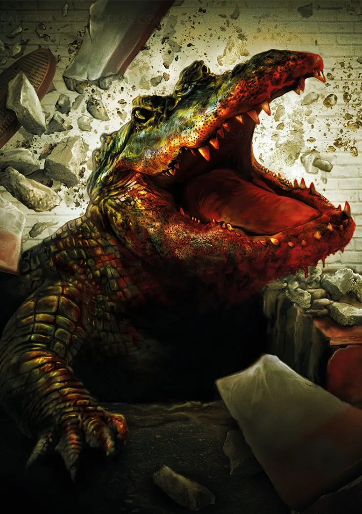L'incroyable alligator 4K, Carlotta montre les crocs