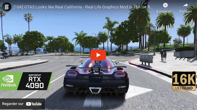 GTA 5 sur nVidia RTX 4090… en 16K (vidéo)