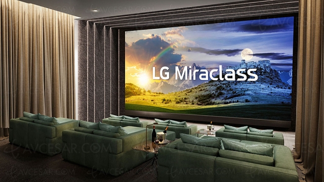 LG Miraclass, écrans LED pour le cinéma