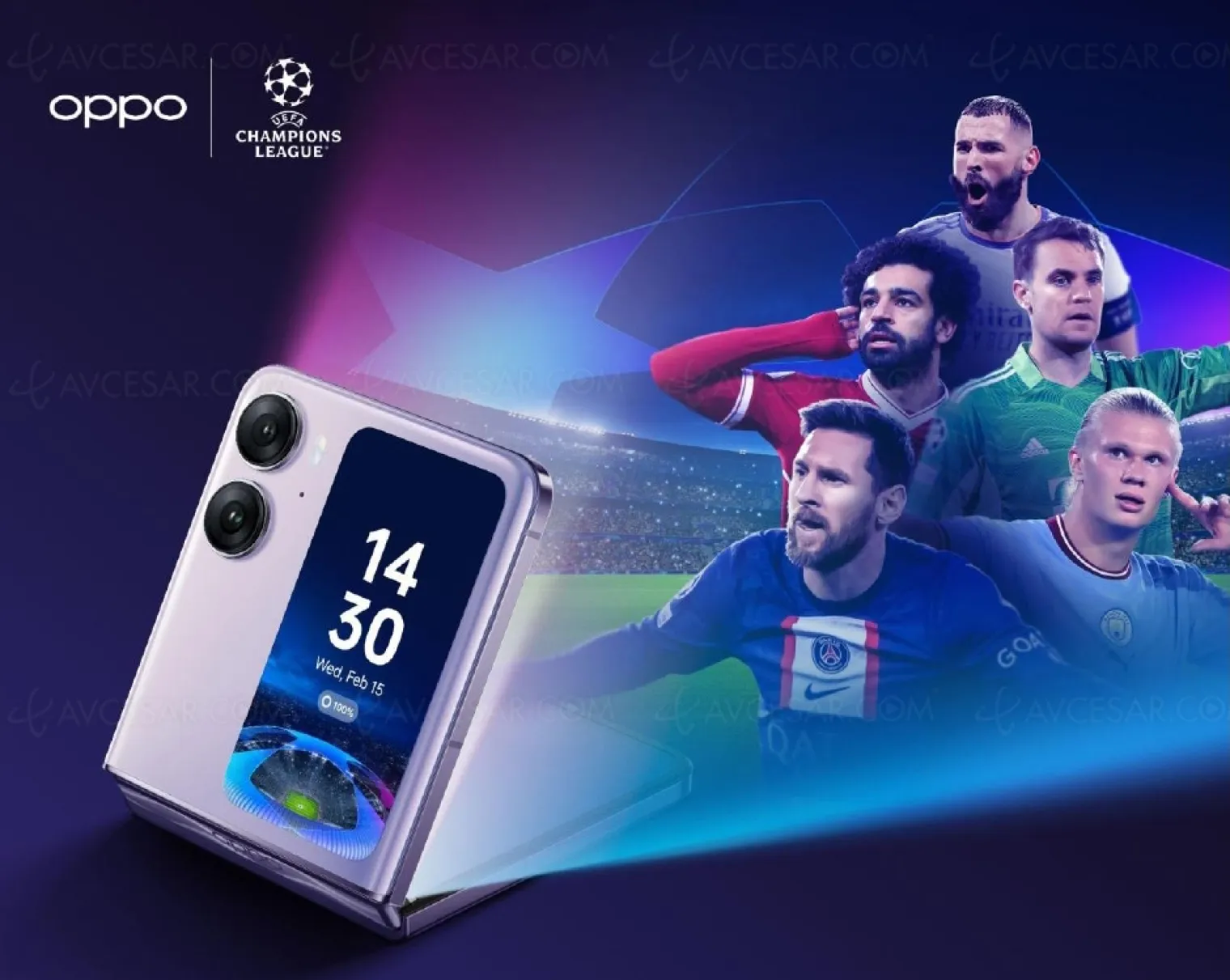 oppo-find-n2-flip-smartphone-officiel-de-la-ligue-des-champions-de-l-uefa