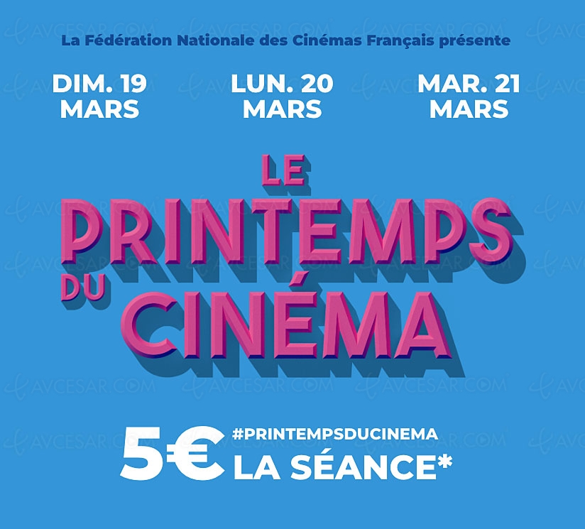 Le Printemps du Cinéma est&nbsp;de&nbsp;retour