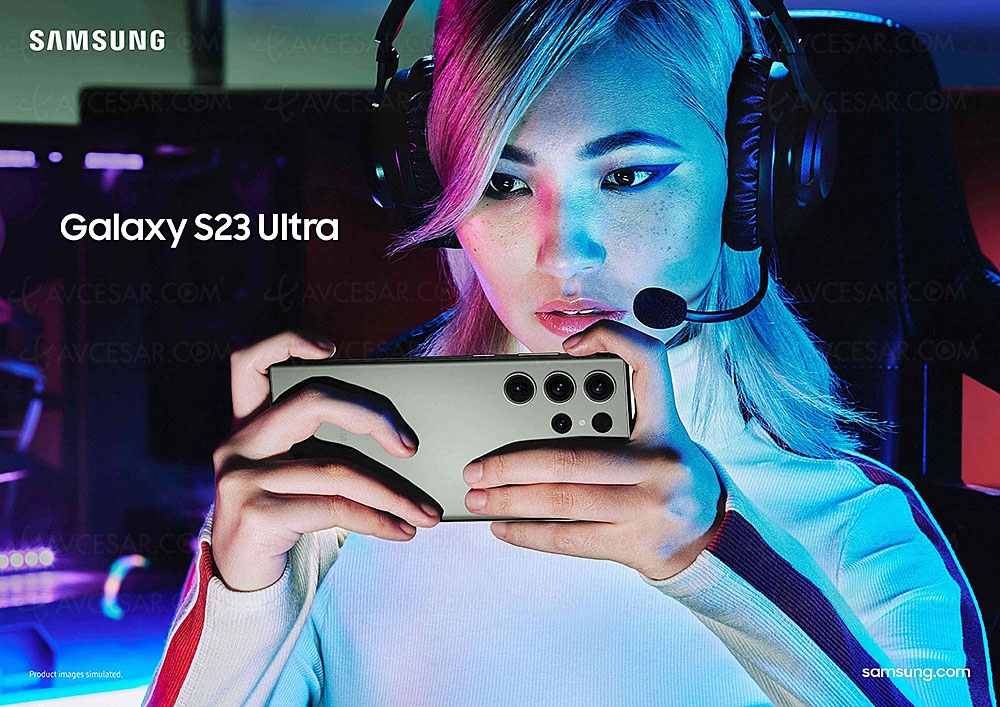 Samsung Galaxy S23 Ultra&nbsp;5G&nbsp;: écran&nbsp;6,8'' 120 Hz, HDR10+, 5G, capteur 200&nbsp;Mpxls et&nbsp;captation&nbsp;8K