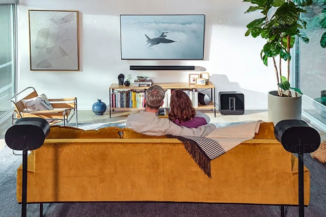 Sonos Era 300 et Era 100, enceintes surround multiroom Dolby Atmos…