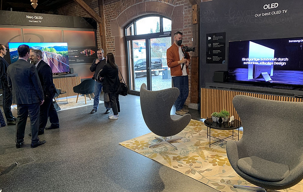 TV Samsung&nbsp;S95C QD&nbsp;Oled, 30% plus lumineux que les TV&nbsp;Samsung&nbsp;S90C