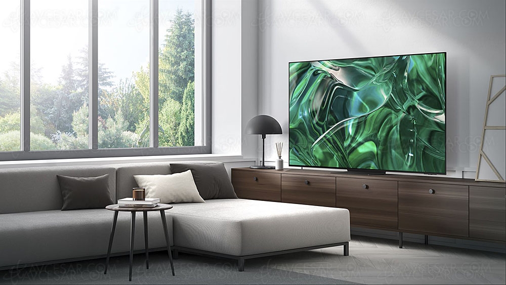 Samsung S95C, TV QD&nbsp;Oled Ultra&nbsp;HD 4K 55'', 65'' et&nbsp;77'' avec pic lumineux à&nbsp;+2&nbsp;000&nbsp;nits