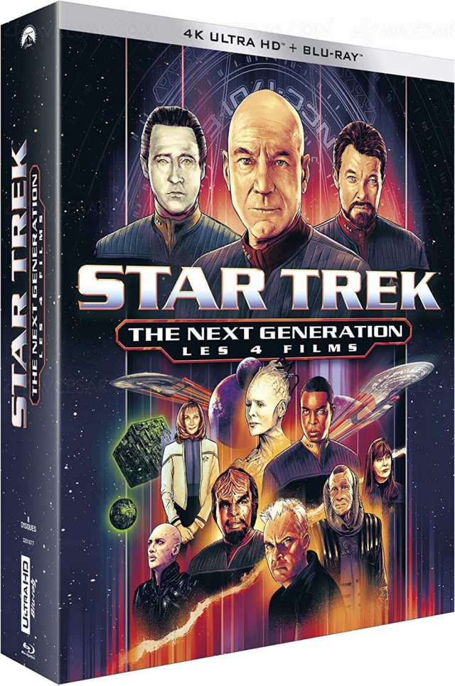 Star Trek the Next Generation : coffret 4 films 4K Ultra HD le 5 avril