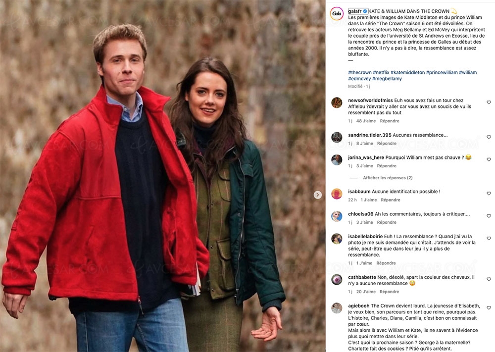 Premières images de Kate et William dans la saison&nbsp;6 de&nbsp;The&nbsp;Crown
