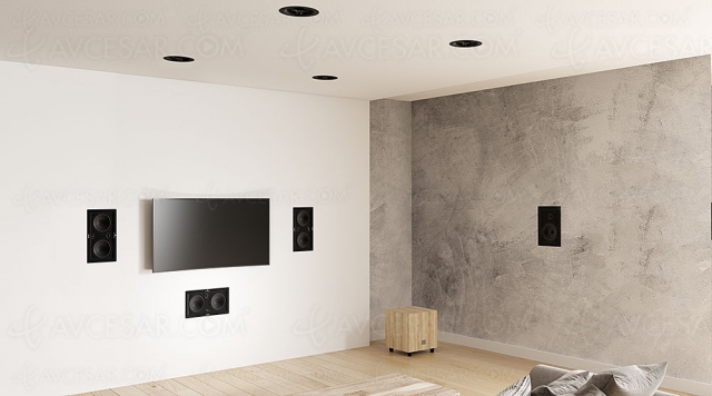 Triangle Secret LCR7, enceinte encastrable Hi‑Fi et Home Cinéma