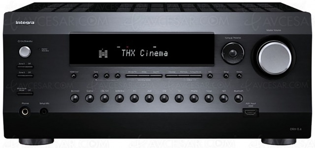 Integra DRX-8.4 : ampli 11.4, Dirac Live, HDMI 2.1, 8K, Dolby Atmos 7.4.4, HDR Dolby Vision, HDR10+, AirPlay 2, DTS Play‑Fi…