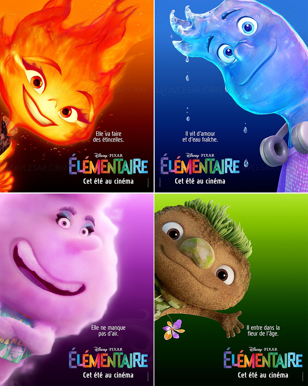 Bande-annonce et affiches Élémentaire, le nouveau Disney Pixar