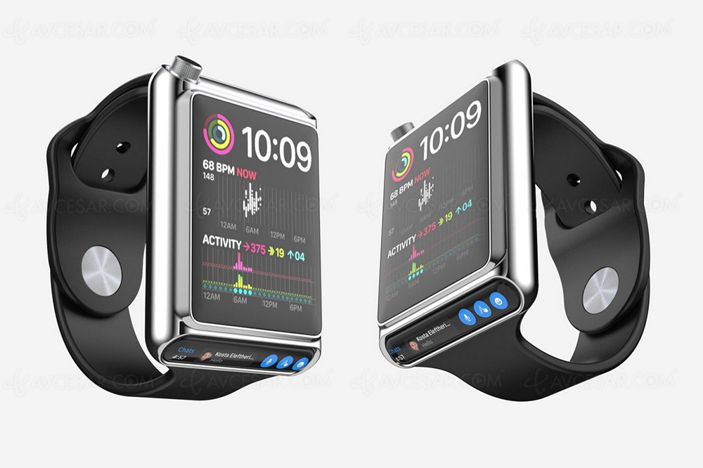 Concept Apple Watch avec deux&nbsp;écrans&nbsp;!