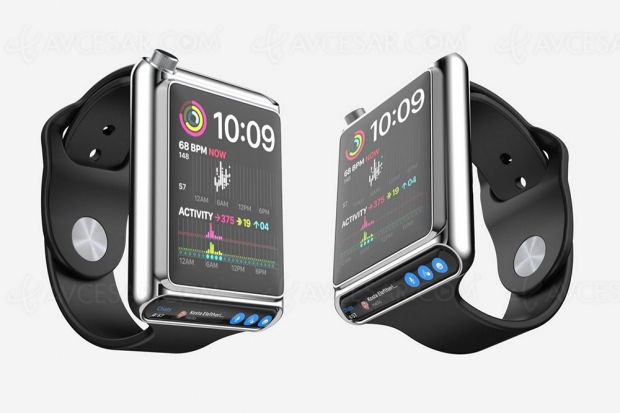 Concept Apple Watch avec deux écrans !