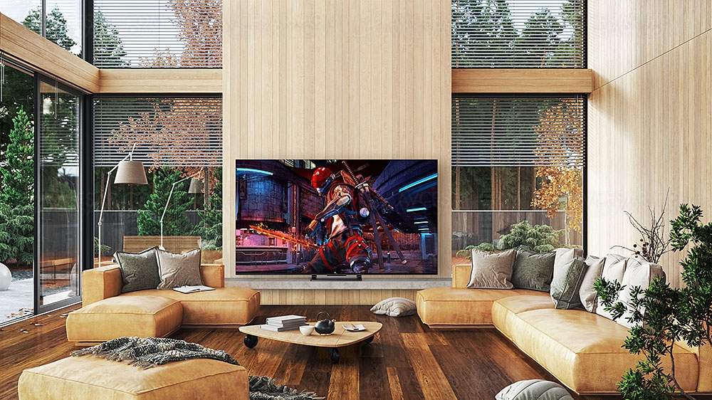 TV Ultra HD 4K TCL&nbsp;C745&nbsp;: QLED, 1&nbsp;000&nbsp;nits, HDR10+, Dolby&nbsp;Vision/Atmos, 144&nbsp;Hz et&nbsp;Google&nbsp;TV