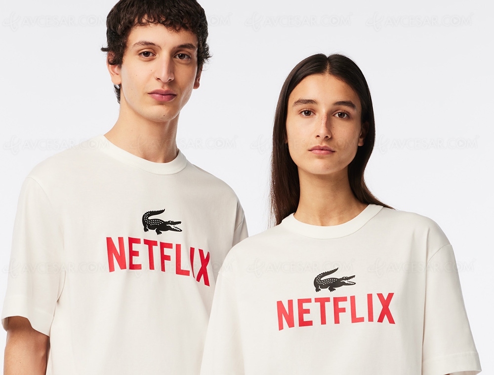 Collection Lacoste x Netflix, au point où on&nbsp;en&nbsp;est…