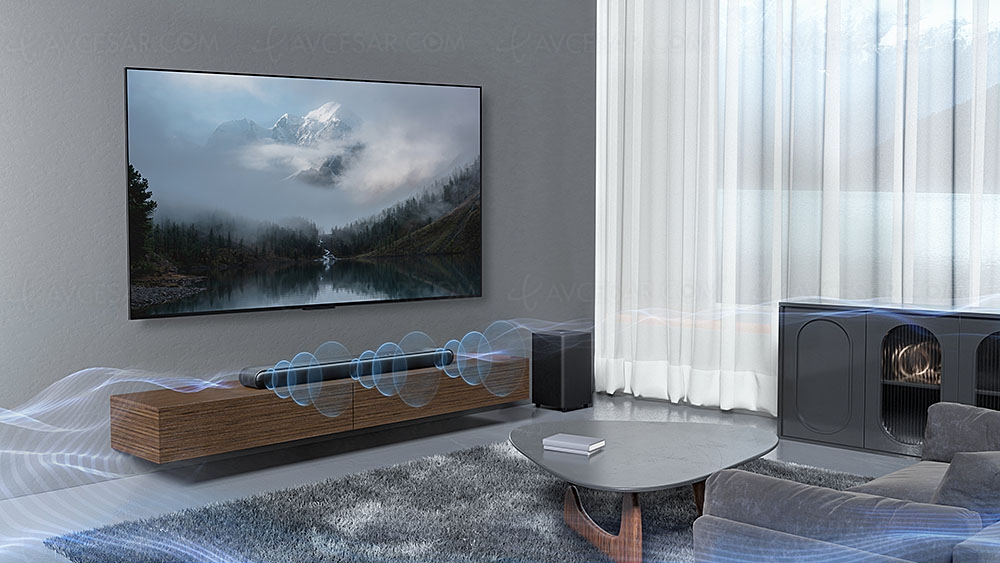 TCL S643W, barre de son Dolby Atmos&nbsp;3.1 compacte et&nbsp;Bluetooth&nbsp;5.3