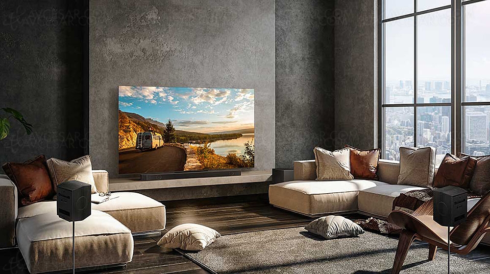 Samsung HW‑Q990C, barre de son Dolby Atmos&nbsp;11.1.4/DTS:X et&nbsp;Q‑Symphony&nbsp;3.0