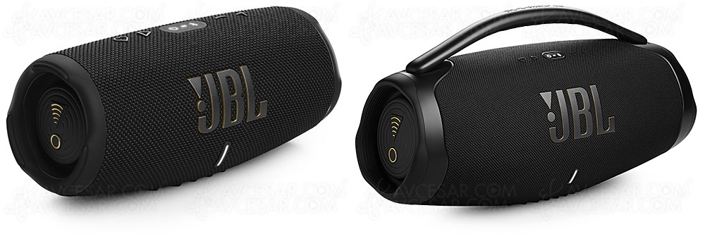 JBL Boombox 3 et JBL Charge&nbsp;5, ajout des compatibilités Wi‑Fi, AirPlay&nbsp;2, Alexa Multiroom Music et&nbsp;Chromecast&nbsp;(intégré)