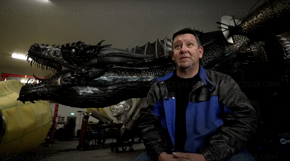 Un dragon de Game of Thrones grandeur nature et&nbsp;en&nbsp;acier