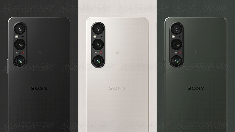 Smartphone Sony Xperia&nbsp;1&nbsp;V&nbsp;: premier modèle haut de gamme avec capteur&nbsp;CMOS