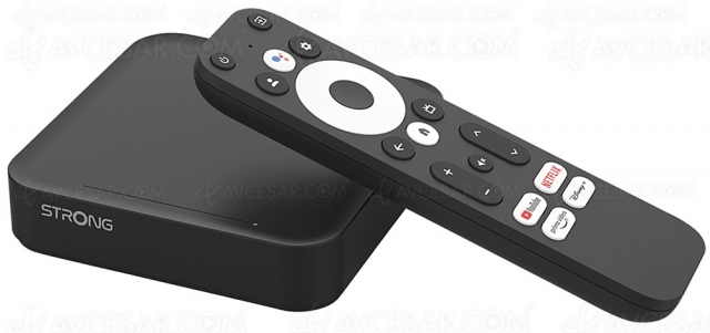 Strong Leap-S3, lecteur multimédia Google TV HDR10+/HDR Dolby Vision et Dolby Atmos