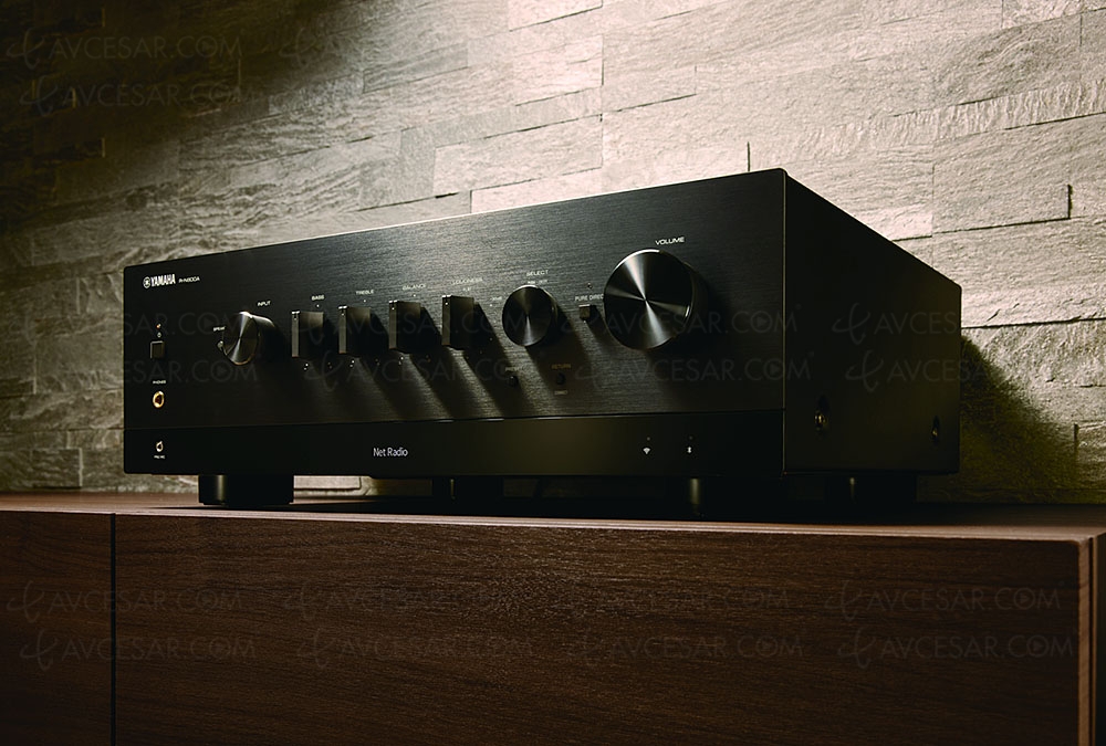 Yamaha R‑N800A, ampli Hi‑Fi multiroom MusicCast, AirPlay&nbsp;2, Bluetooth/DLNA