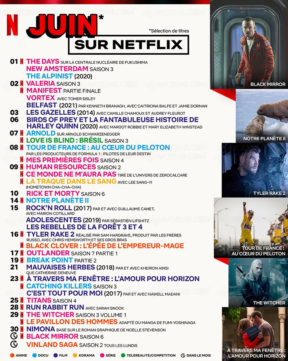 Quoi de neuf sur Netflix en&nbsp;juin&nbsp;? Vous allez rester devant&nbsp;l’écran&nbsp;!