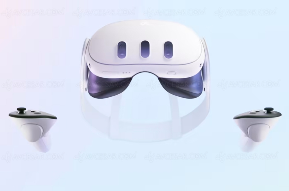 Meta Quest 3, nouveau casque de réalité mixte&nbsp;annoncé