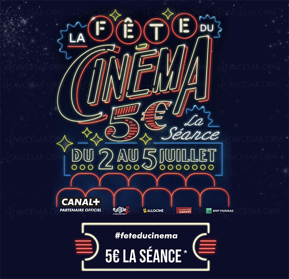 Fête du cinéma 2023, ça commence dimanche 2&nbsp;juillet