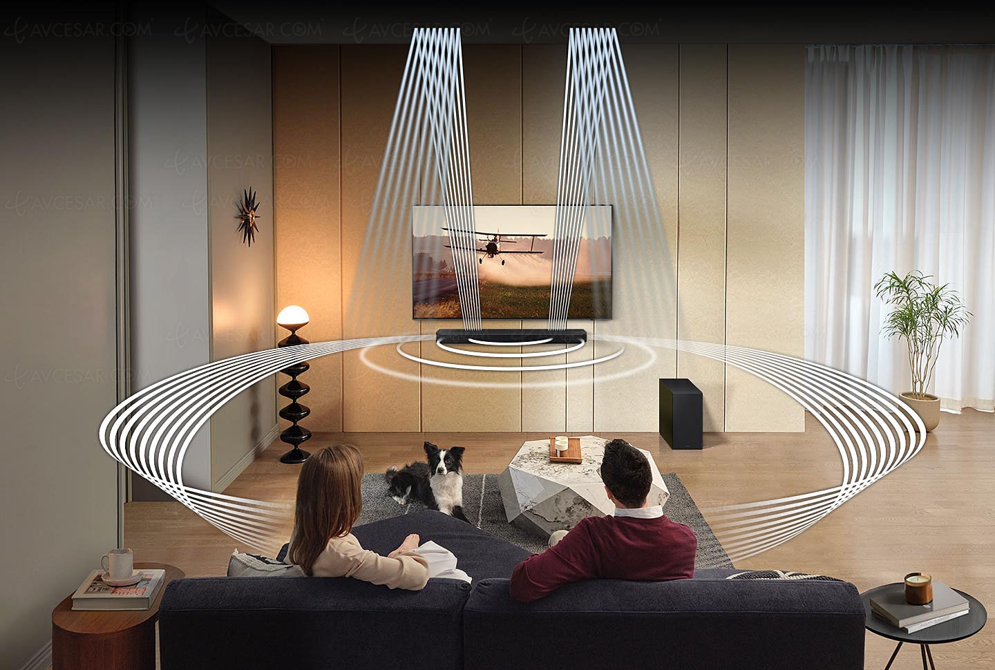 Samsung HW‑Q800C, barre sonore Dolby Atmos&nbsp;5.1.2/DTS:X, Bluetooth et&nbsp;Q‑Symphony&nbsp;3.0