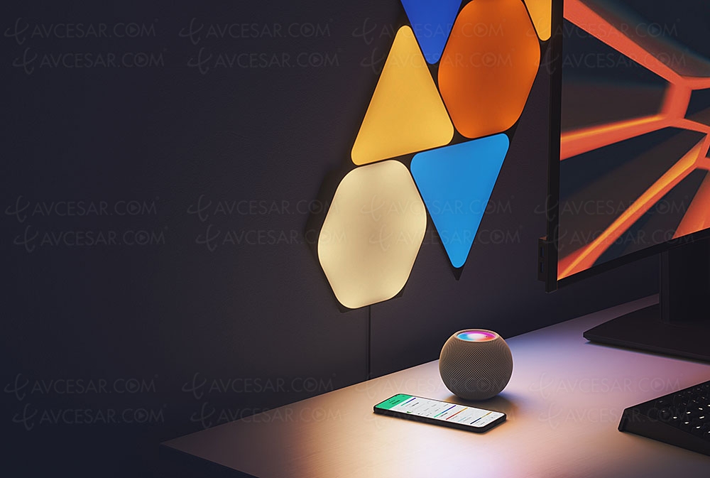 Nouveautés Nanoleaf&nbsp;: Ultra Black Shapes et&nbsp;Nanoleaf&nbsp;4D