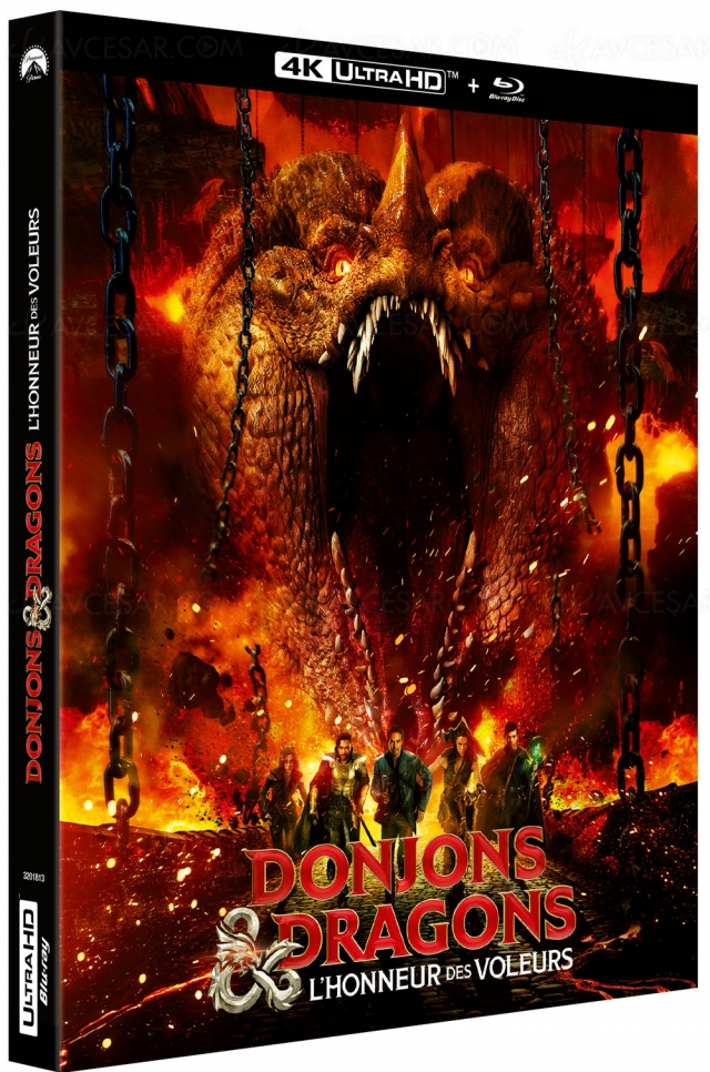 Donjons & Dragons 4K Ultra HD, visuel et bonus en rafale
