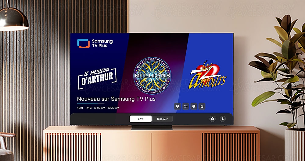 Samsung TV&nbsp;Plus, sept nouvelles chaînes&nbsp;TV gratuites