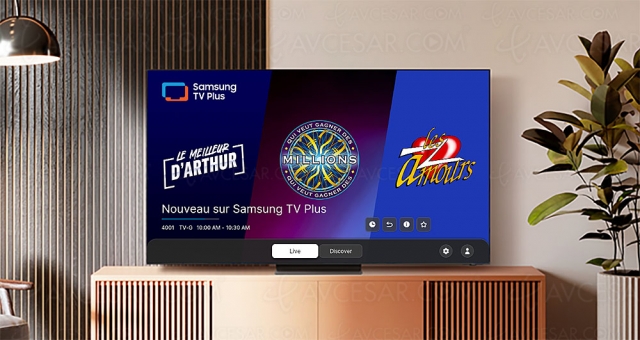 Samsung TV Plus, sept nouvelles chaînes TV gratuites
