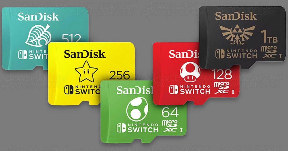 Cartes micro‑SD Nintendo à&nbsp;collectionner