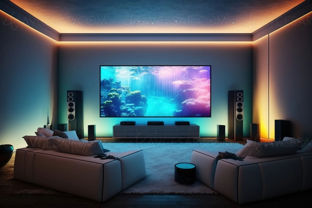 Marché TV monde : diagonale moyenne à plus de 50'' pour la première fois en mai 2023