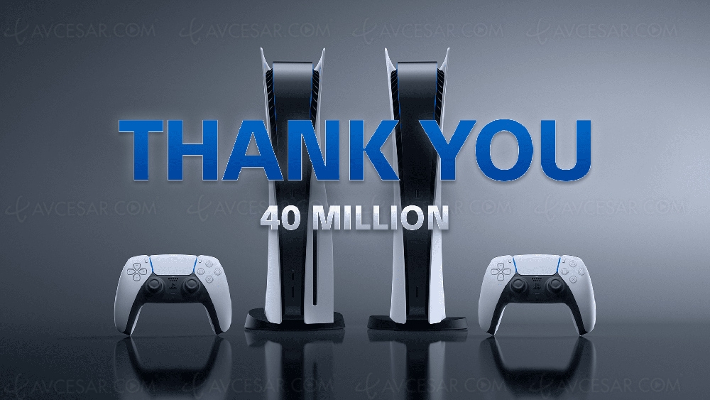 40 millions de PlayStation 5 vendues dans le monde, tout simplement ou&nbsp;presque