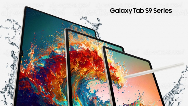 Samsung Galaxy Tab S9, Tab S9+ et Tab S9 Ultra, trio de nouvelles tablettes