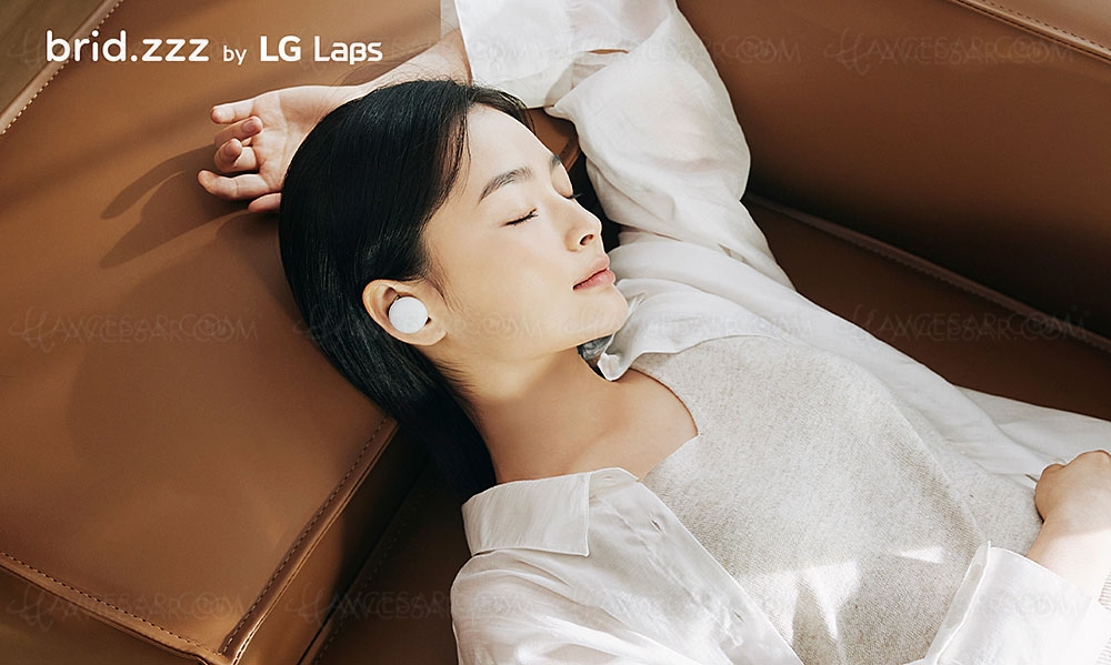 LG brid.zzz, écouteurs dédiés au sommeil et à la&nbsp;relaxation