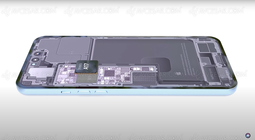 Nouvelle puce&nbsp;A17 pour iPhone&nbsp;15 Pro, pas pour iPhone&nbsp;15