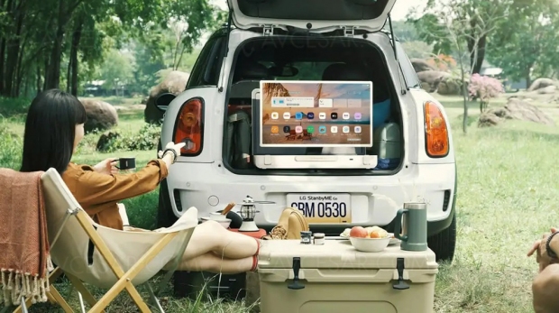 TV dans une valise ? LG l’a fait avec le modèle StandbyME Go !