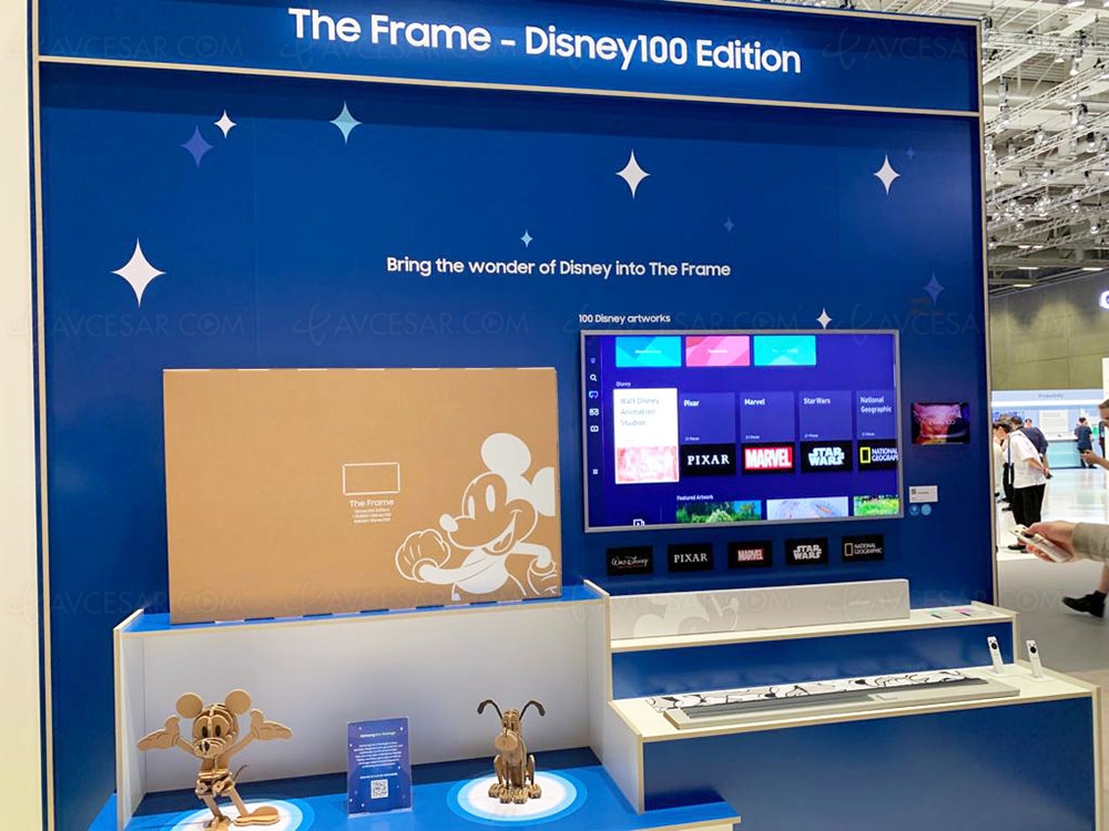 IFA 23 > Téléviseur Samsung The&nbsp;Frame Disney100&nbsp;Edition en version&nbsp;limitée