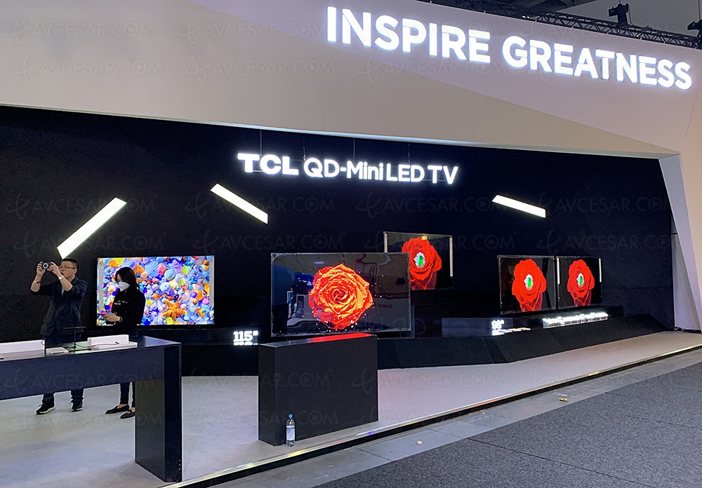 IFA 23 > TV Mini LED TCL, le stand des&nbsp;géants