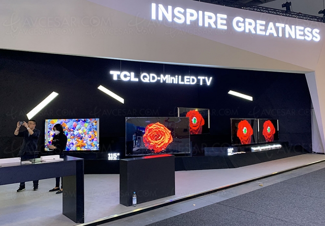 IFA 23 > TV Mini LED TCL, le stand des géants