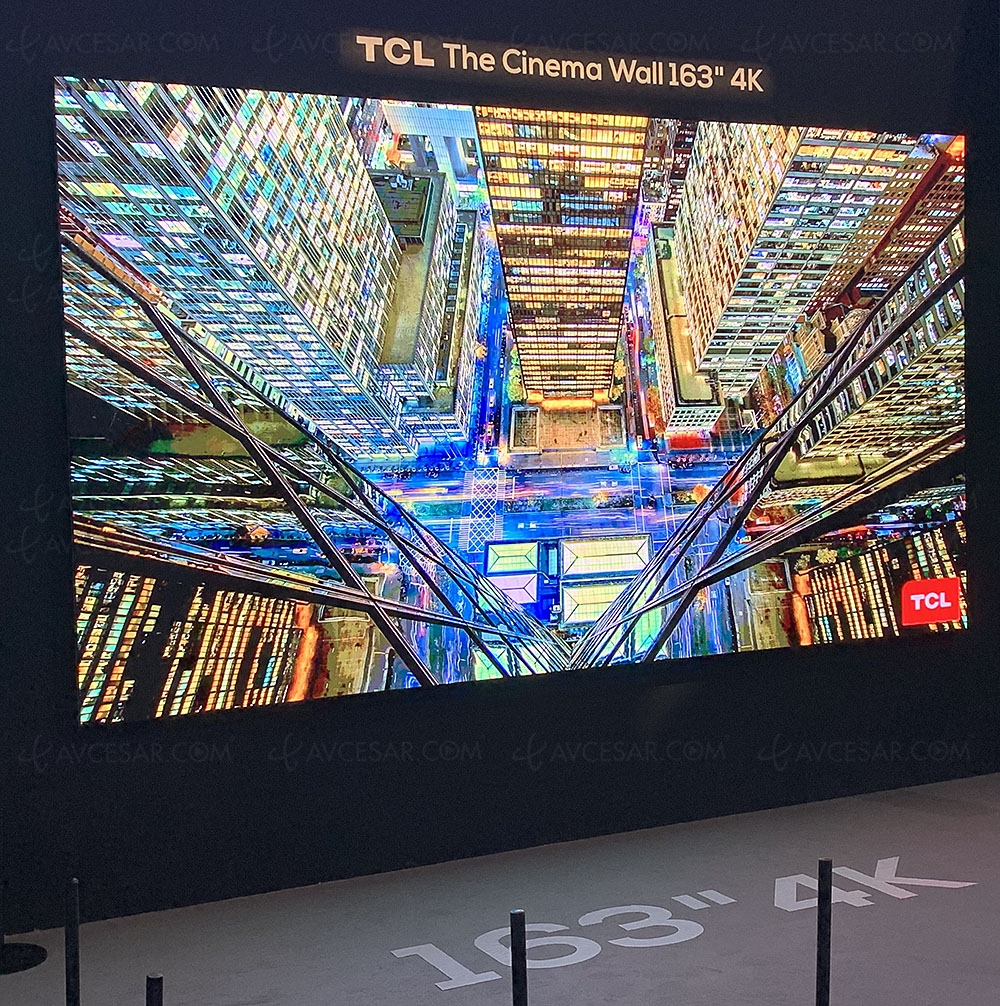 IFA 23 > TCL The Cinema Wall, TV Micro&nbsp;LED 163''&nbsp;(414&nbsp;cm)