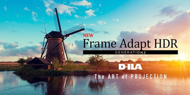 JVC DLA‑NZ7/NZ8/NZ9 et JVC DLA‑NP5, nouveau Firmware Frame Adapt HDR