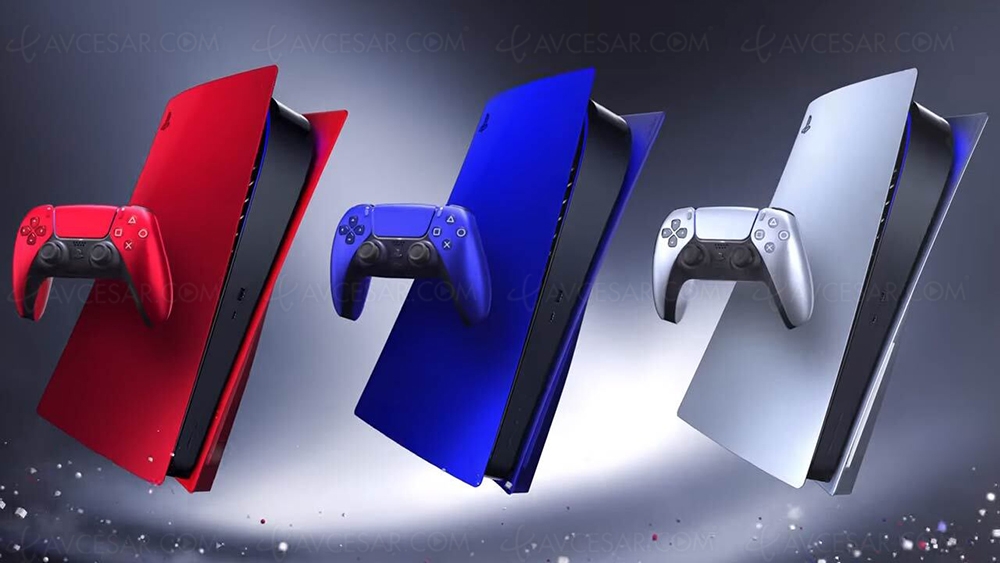 PS5 : Sony dévoile ses coques de couleurs officielles 