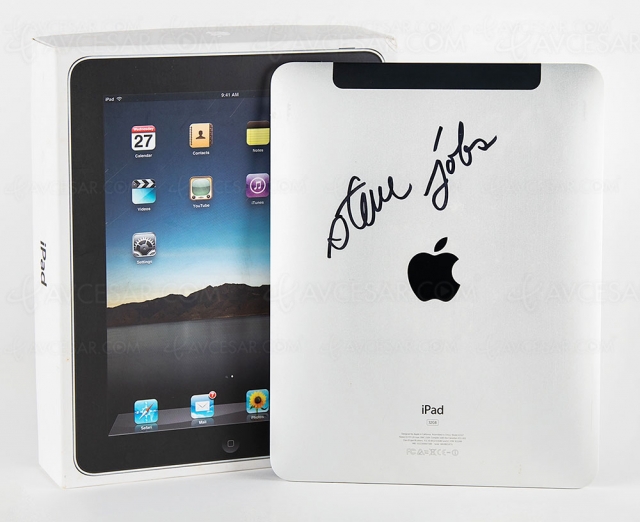 Combien pour un iPad avec l’autographe de Steve Jobs ?