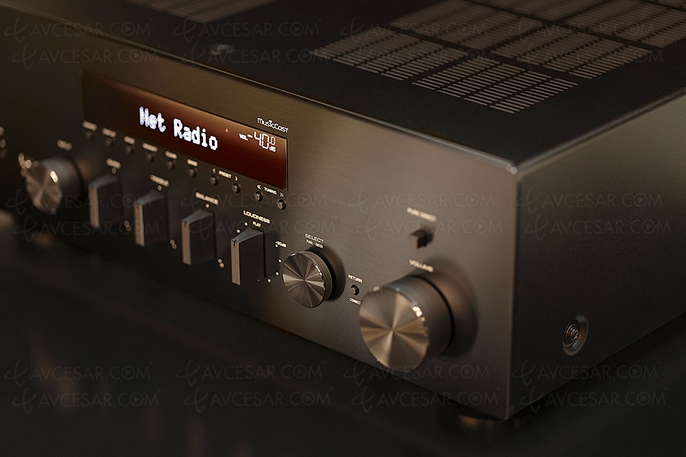 Yamaha R‑N600A, ampli Hi‑Fi multiroom MusicCast, AirPlay&nbsp;2, Bluetooth/DLNA